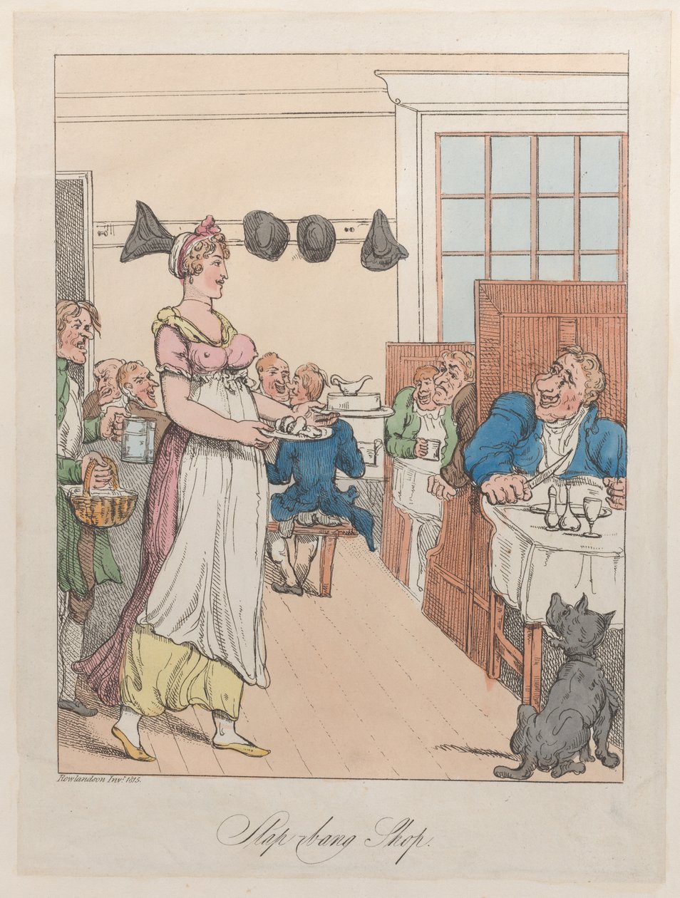 Slap-Bang-Laden, 1815 von Thomas Rowlandson