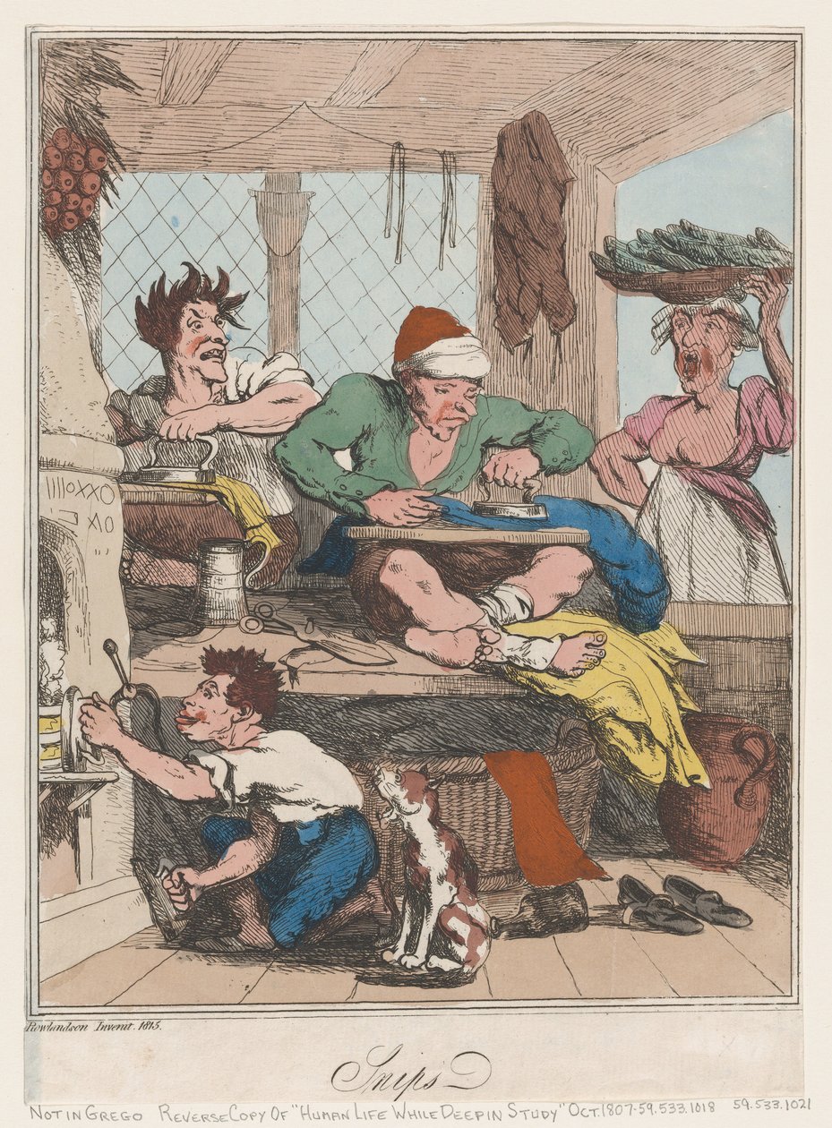 Snips, 1815 von Thomas Rowlandson