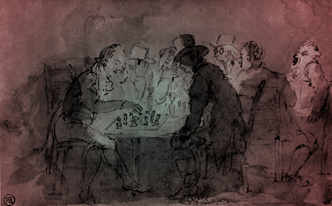 Die Schachspieler von Thomas Rowlandson