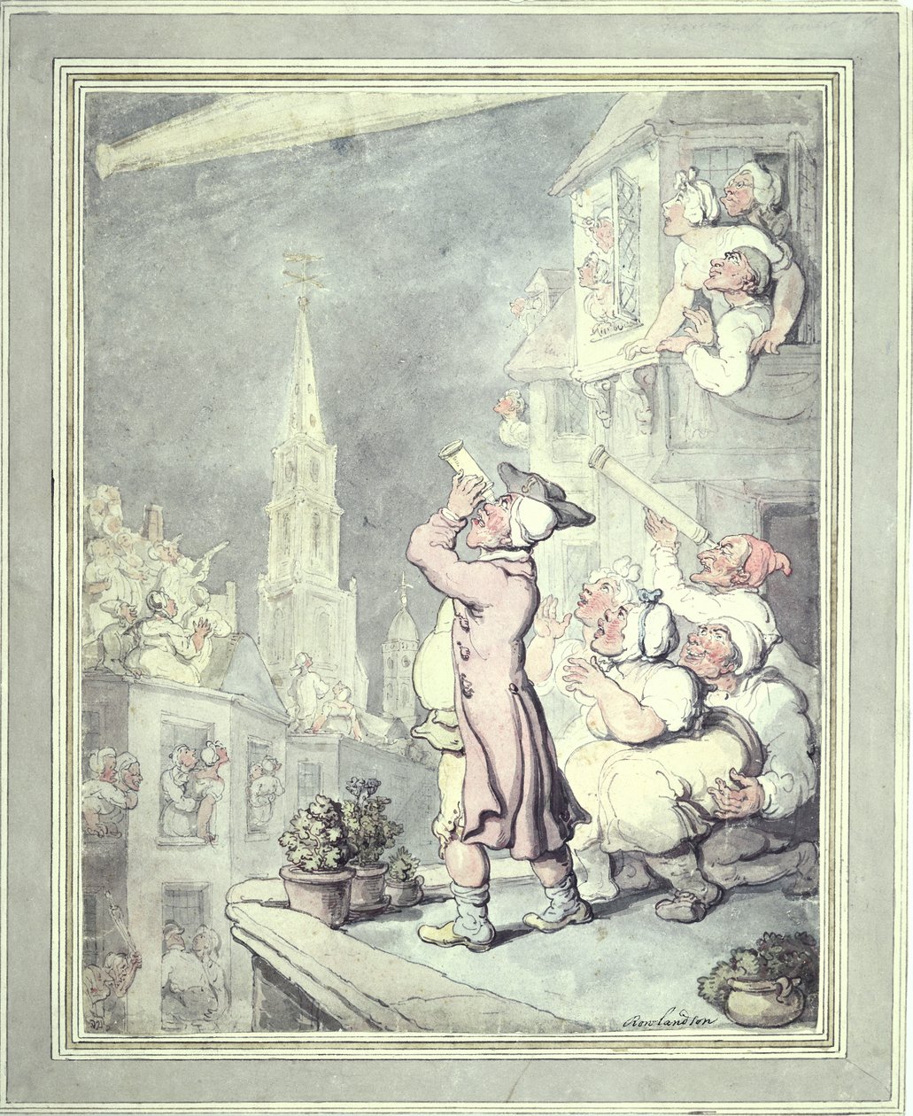 Der Komet, 1811 von Thomas Rowlandson