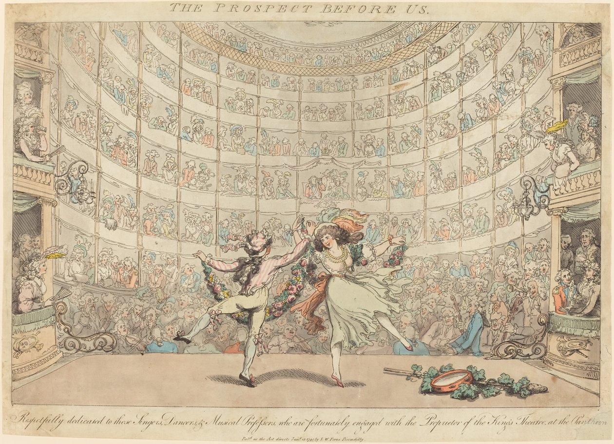 Die Aussicht vor uns, Nr. 2 von Thomas Rowlandson