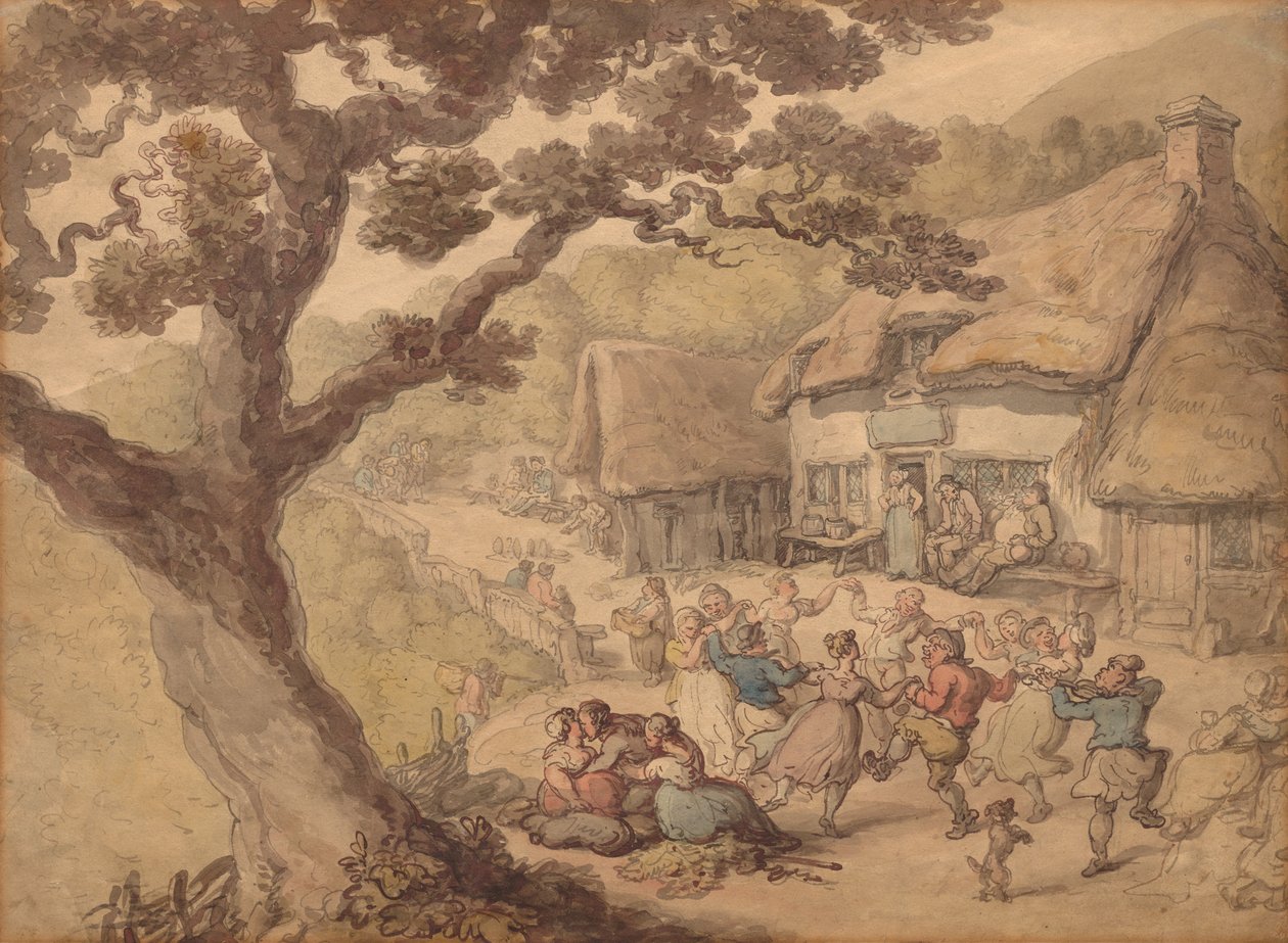 Der Dorftanz von Thomas Rowlandson
