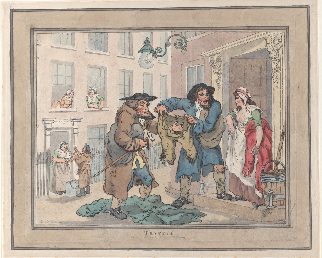 Verkehr, 1791 von Thomas Rowlandson