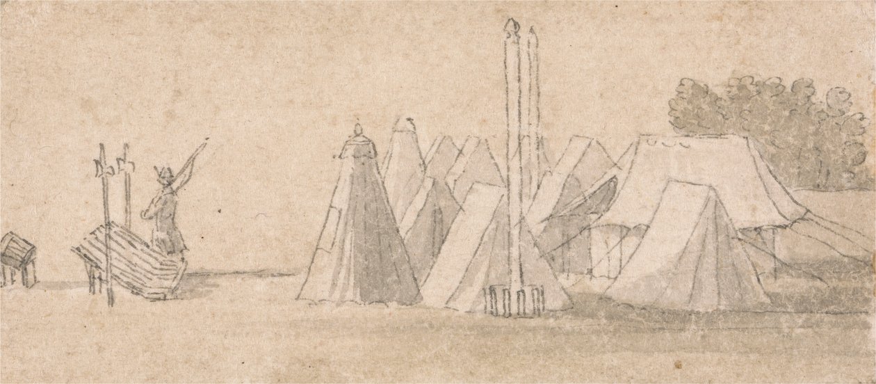 Lagerszene von Thomas Sandby