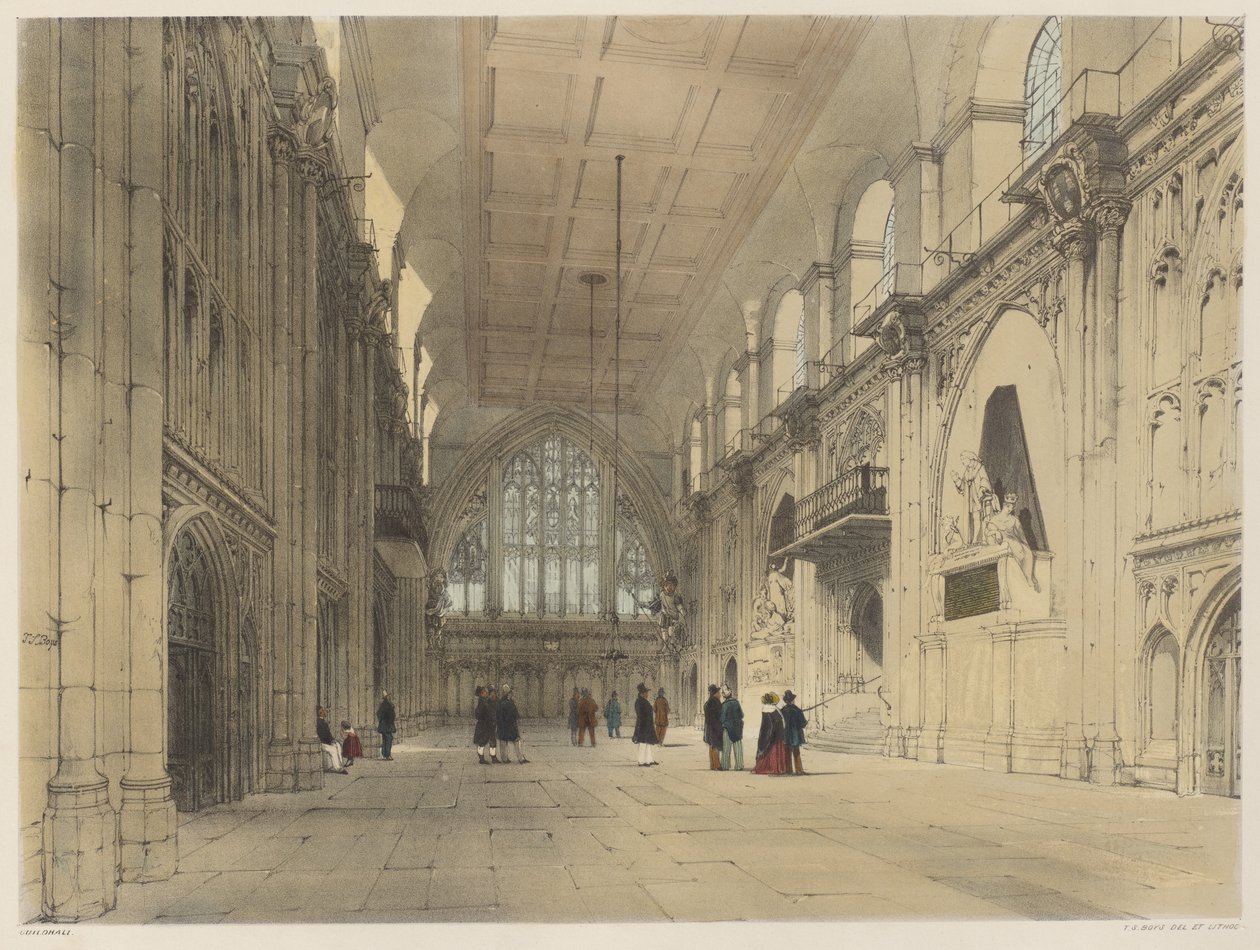 London wie es ist: Guildhall von Thomas Shotter Boys
