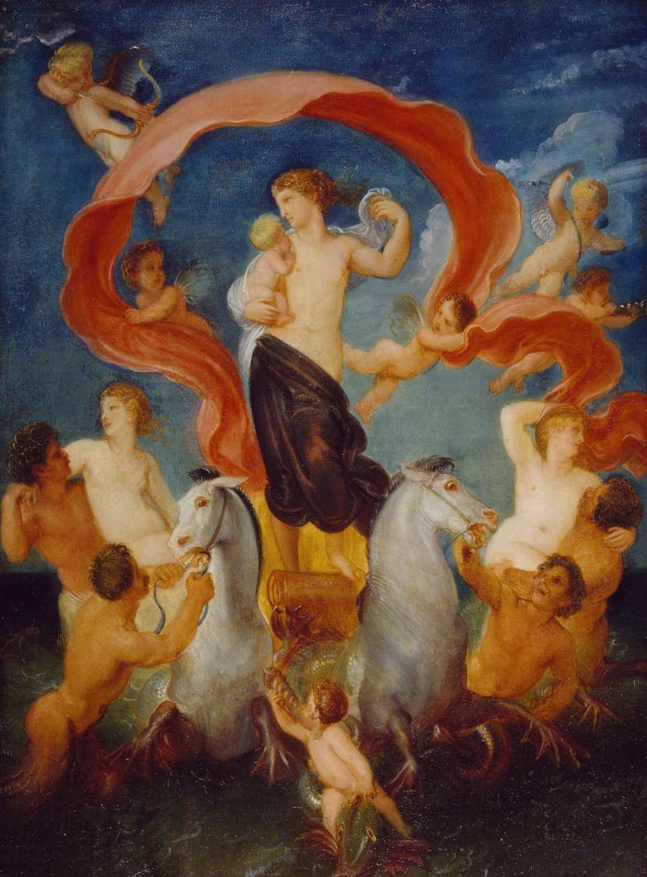 Amphitrite, 1775-1830 von Thomas Stothard