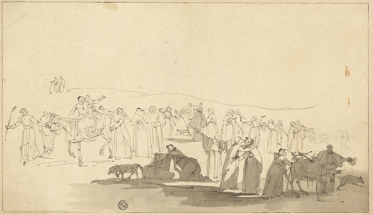 Canterbury Pilger von Thomas Stothard