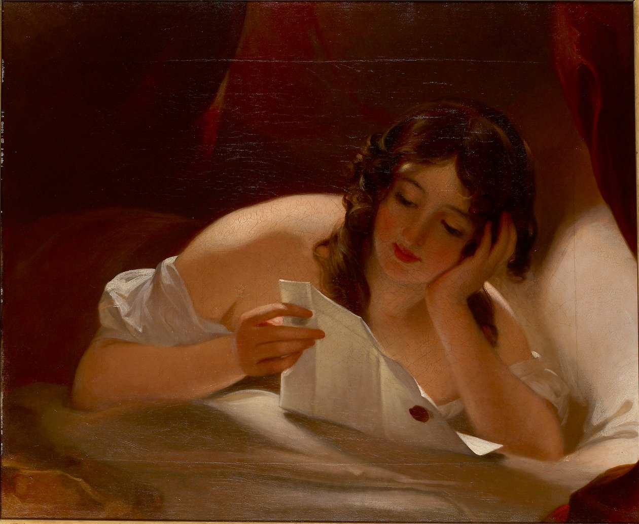 Der Liebesbrief, 1834 von Thomas Sully