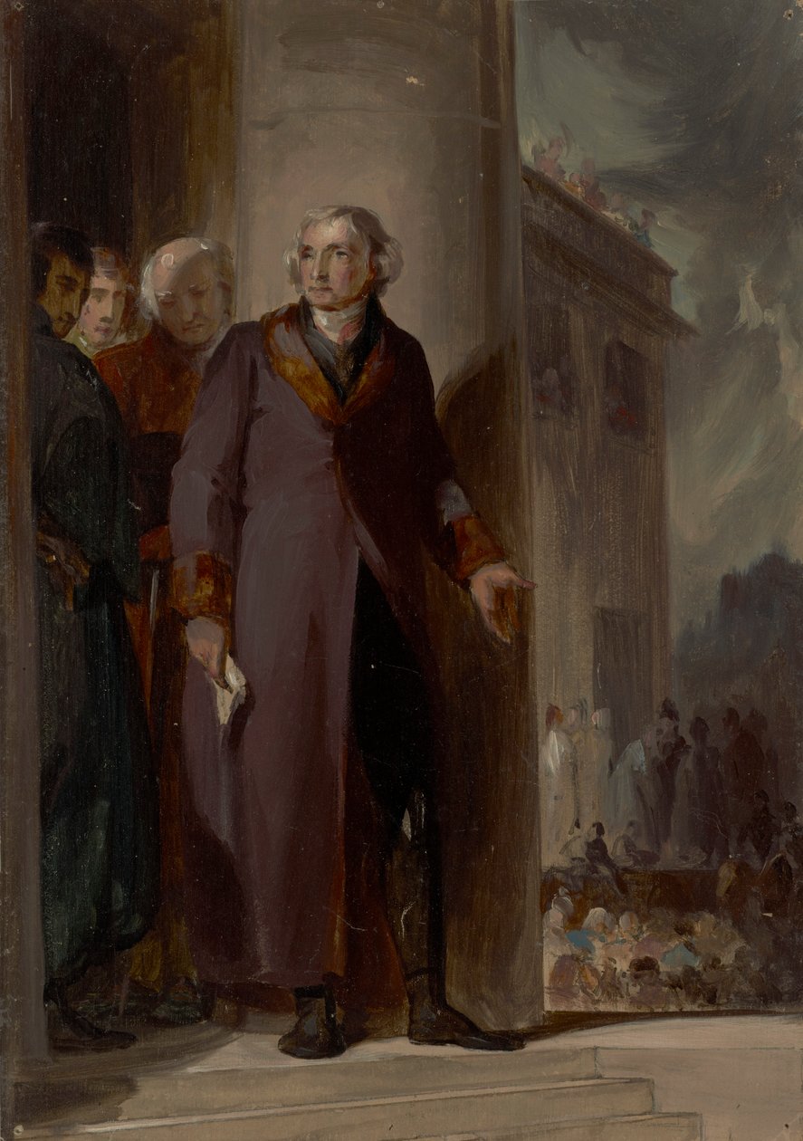 Thomas Jefferson (1743-1826), LL.D. 1786 von Thomas Sully