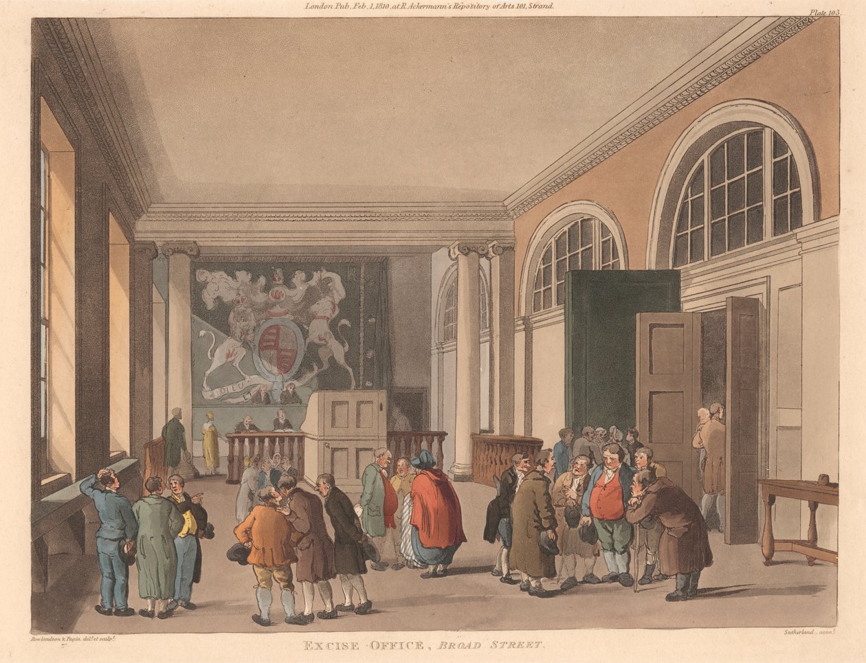 Zollamt, Broad Street von Thomas Sutherland