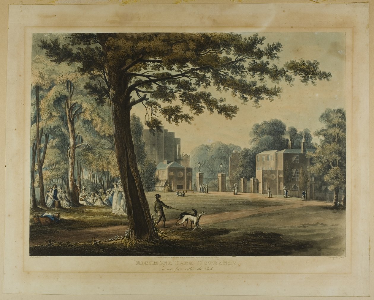 Eingang zum Richmond Park von Thomas Sutherland