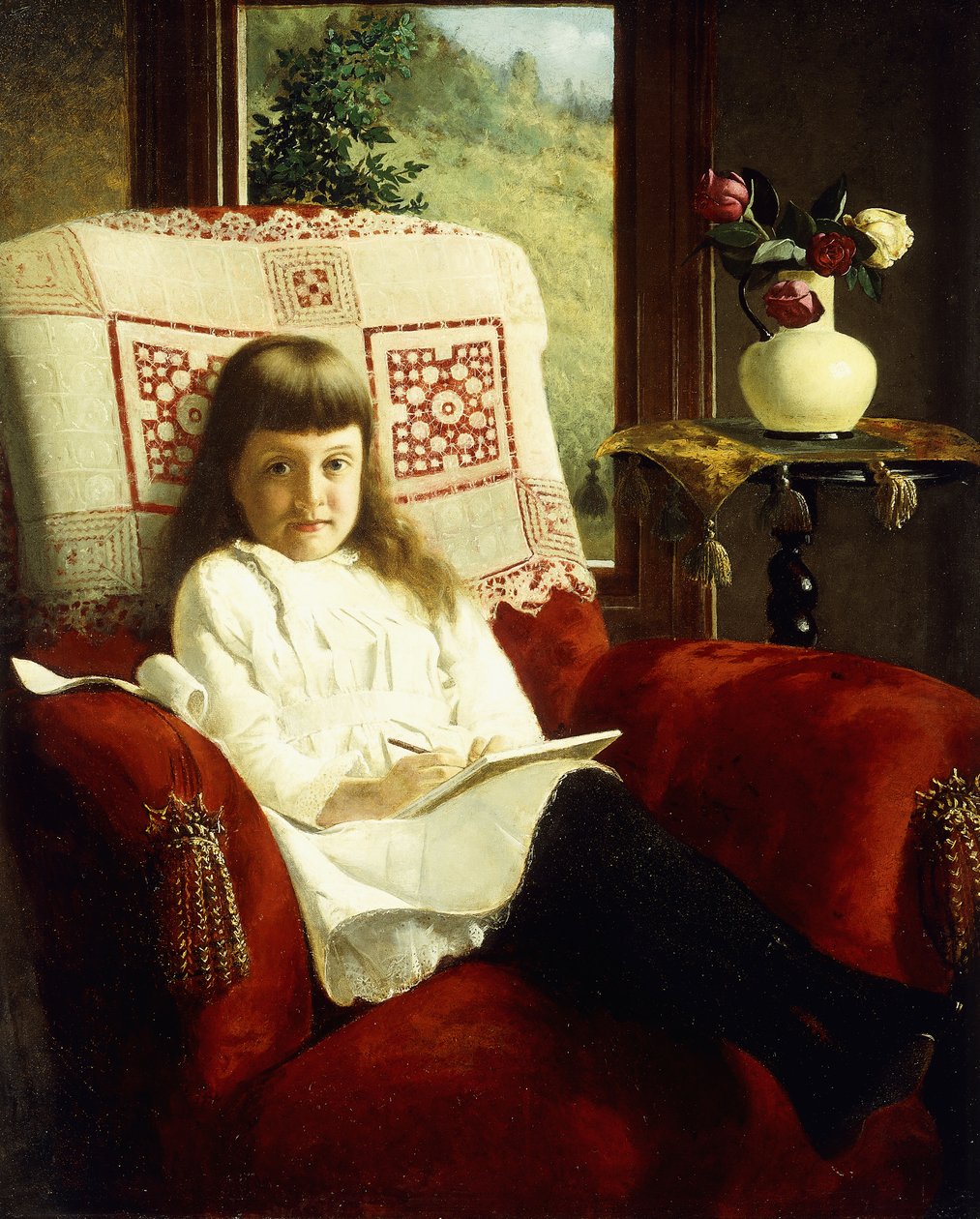 Mildred Wallace als junges Mädchen von Thomas Waterman Wood