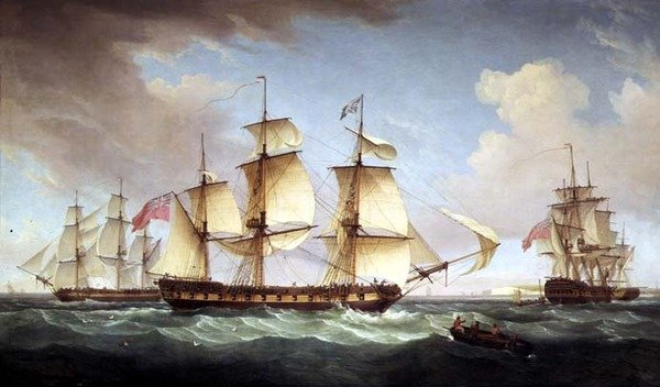 Meereslandschaft von Thomas Whitcombe