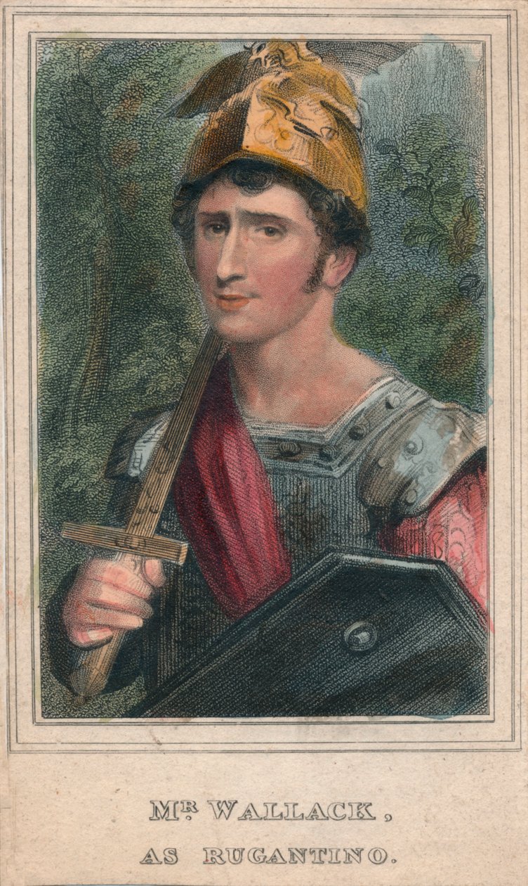 Mr. Wallack als Rugantino, ca. 1820 von Thomas Wright