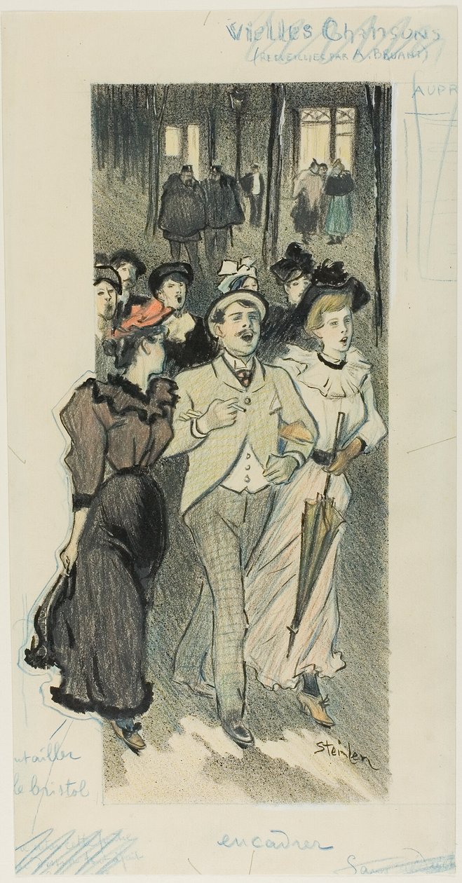 Alte Lieder von Théophile Alexandre Pierre Steinlen