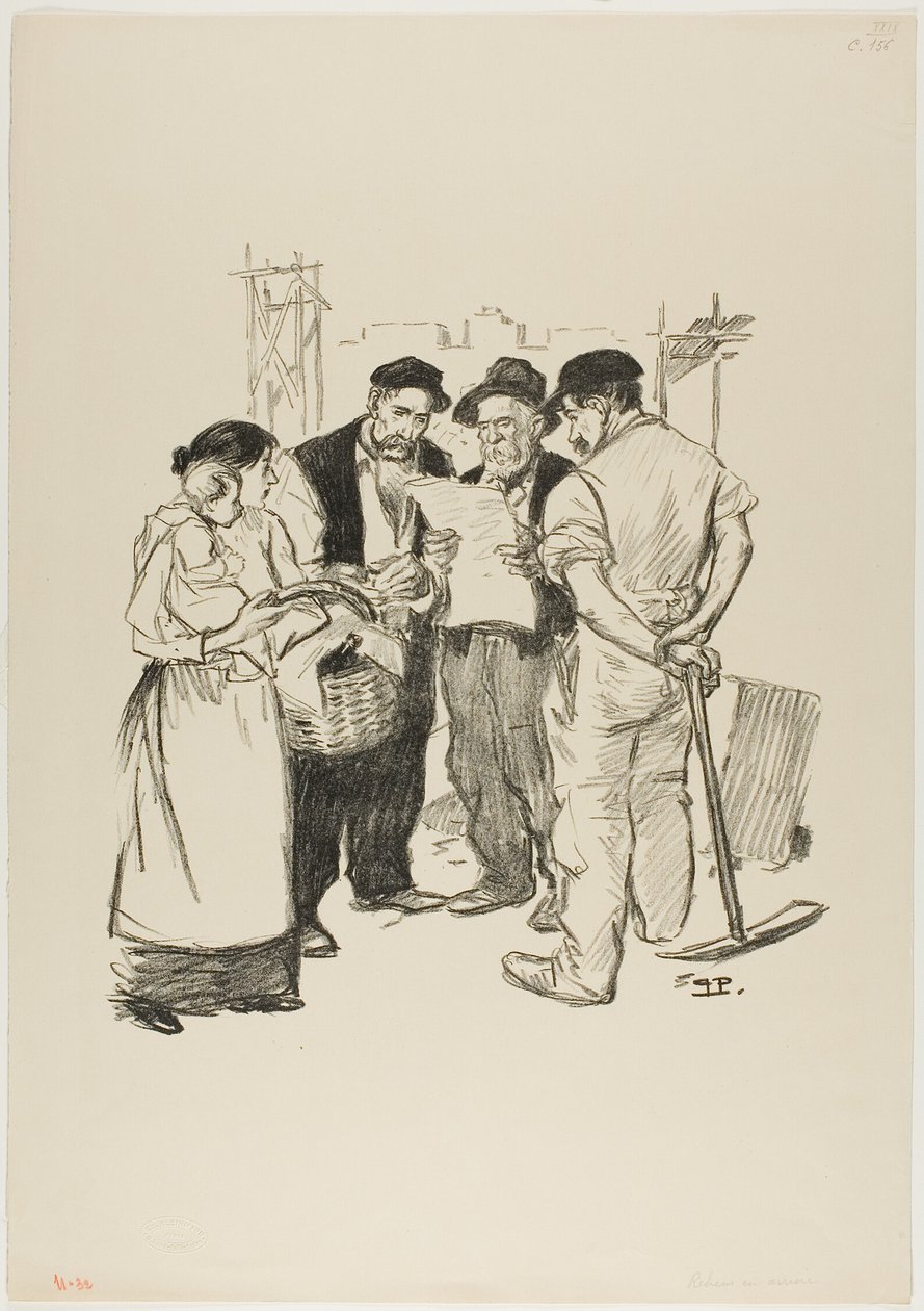 Rückkehr von Théophile Alexandre Pierre Steinlen