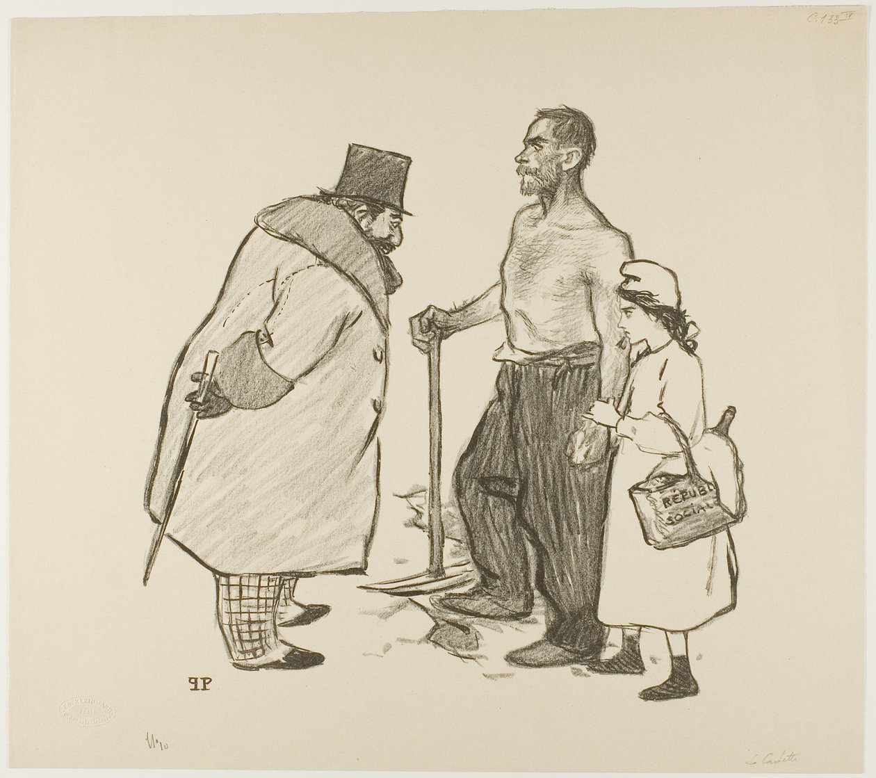 Die jüngste Tochter von Théophile Alexandre Pierre Steinlen