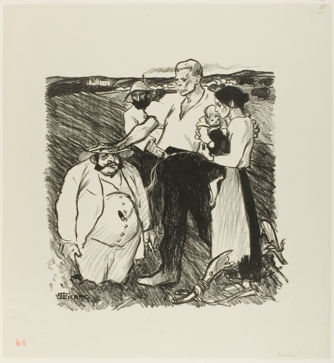 Morgen! von Théophile Alexandre Pierre Steinlen