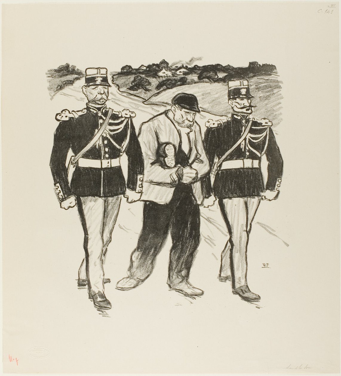 Ohne einen Cent von Théophile Alexandre Pierre Steinlen
