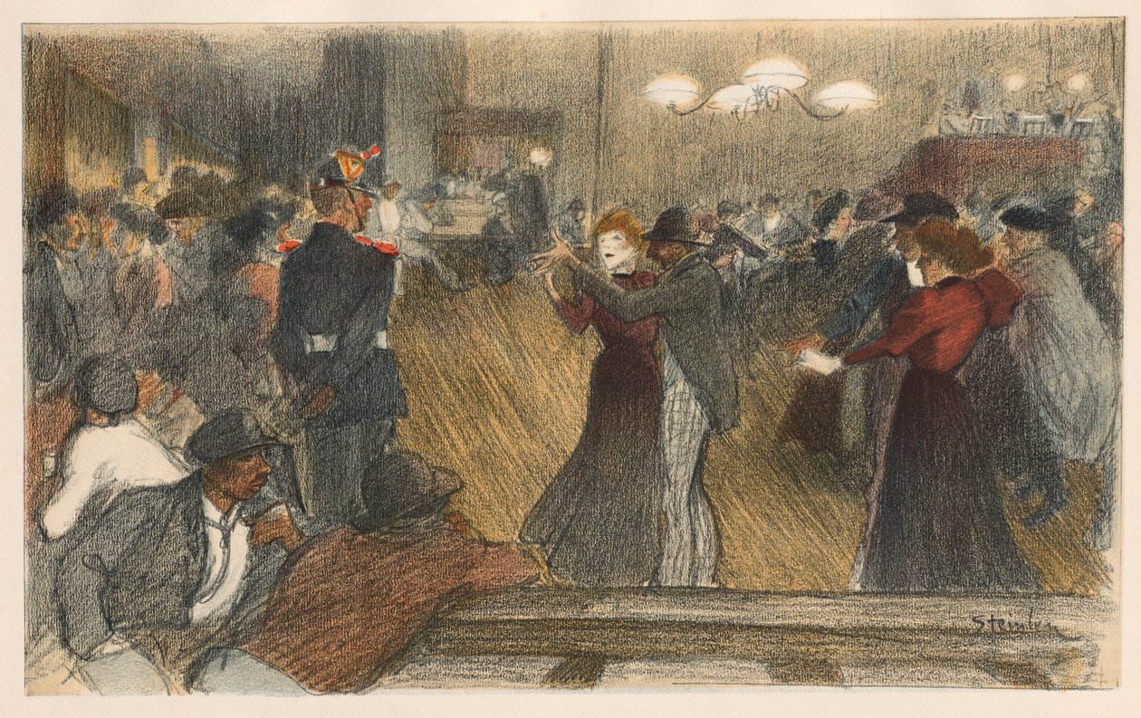 Barriereball von Théophile Alexandre Steinlen