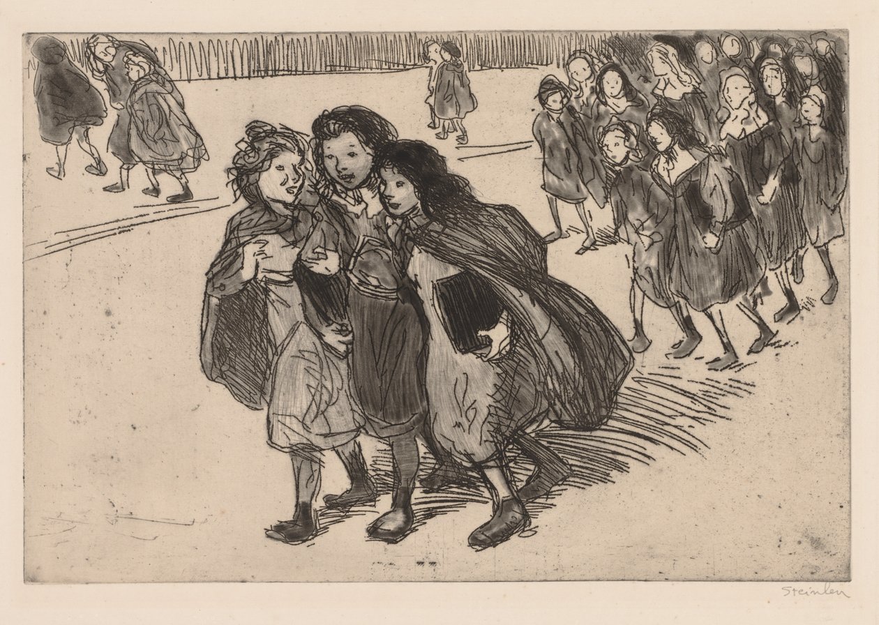Nach der Schule von Théophile Alexandre Steinlen