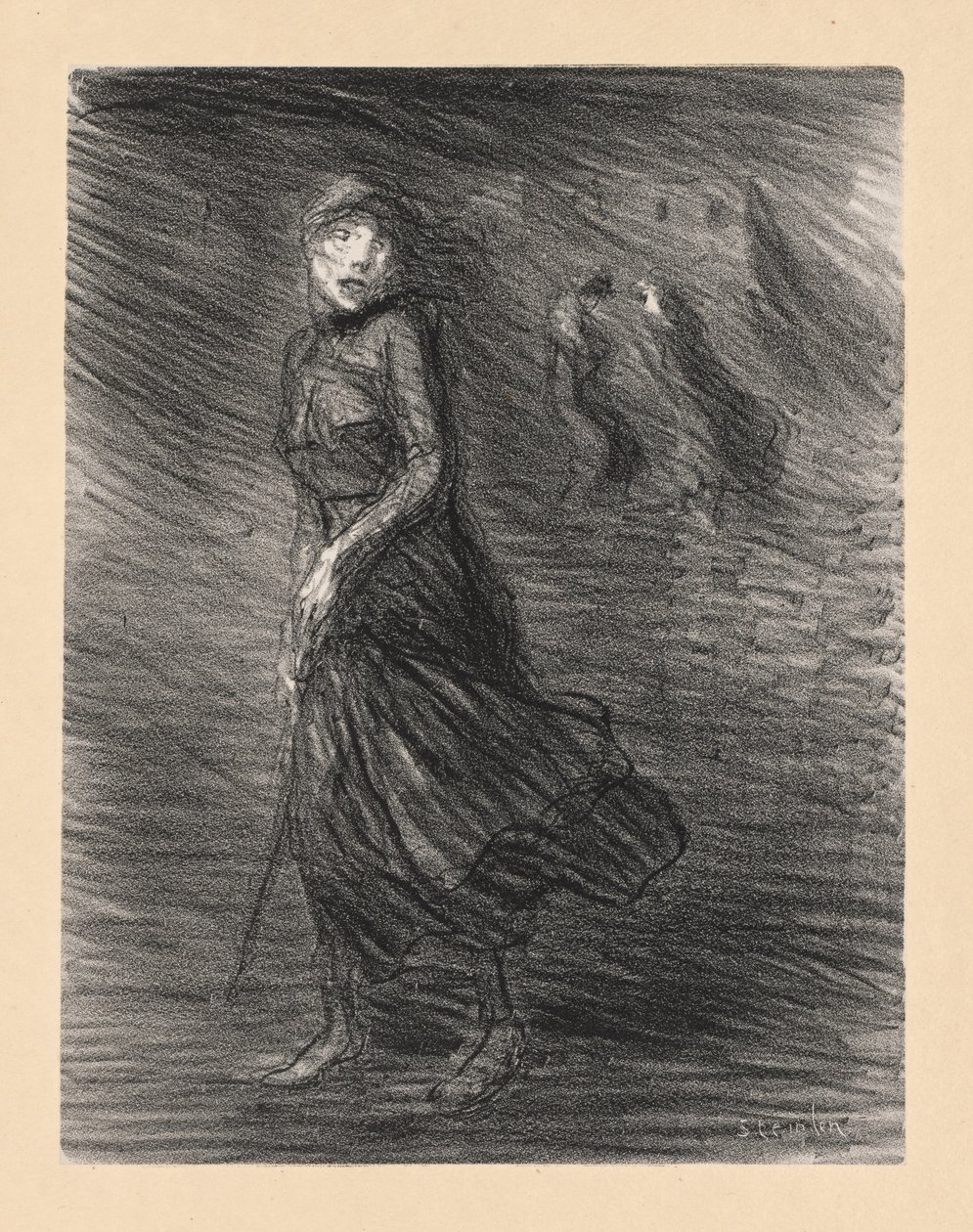 Auf der Straße von Théophile Alexandre Steinlen