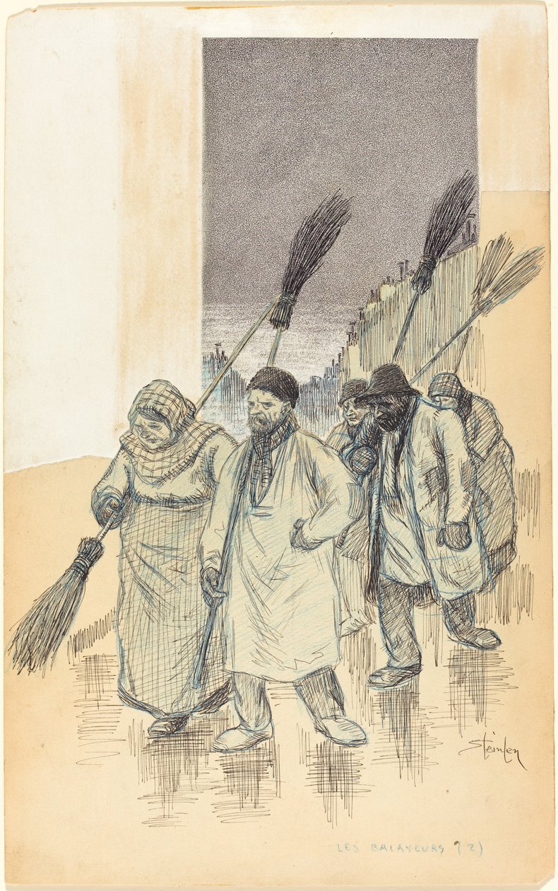 Straßenkehrer von Théophile Alexandre Steinlen