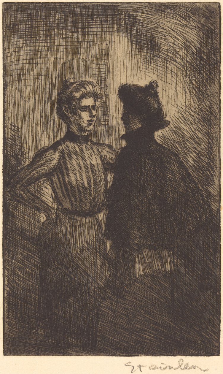 Die Begegnung von Théophile Alexandre Steinlen