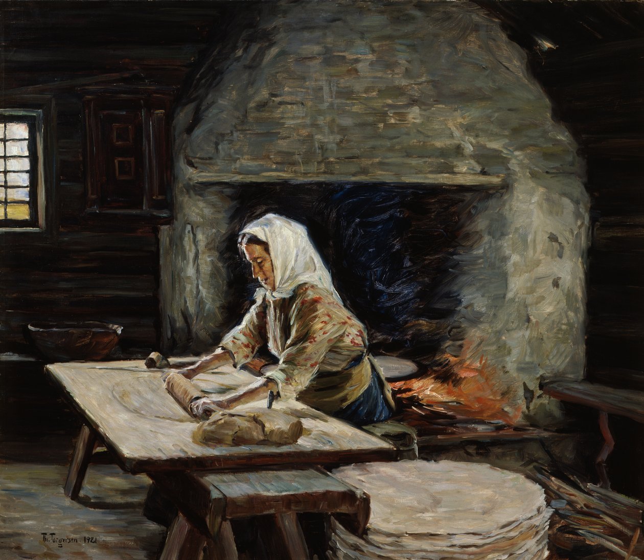 Fladenbrot backen von Thorvald Torgersen
