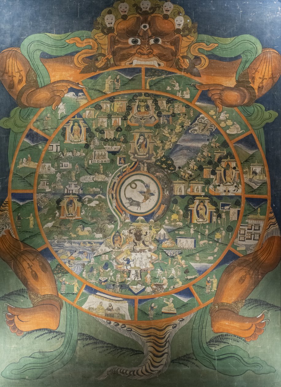 Das Rad des Lebens von Tibetan School