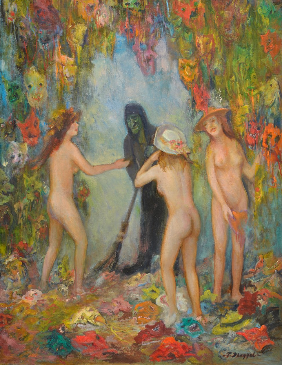 Die Hexe und die jungen Mädchen von Tibor Dengyel