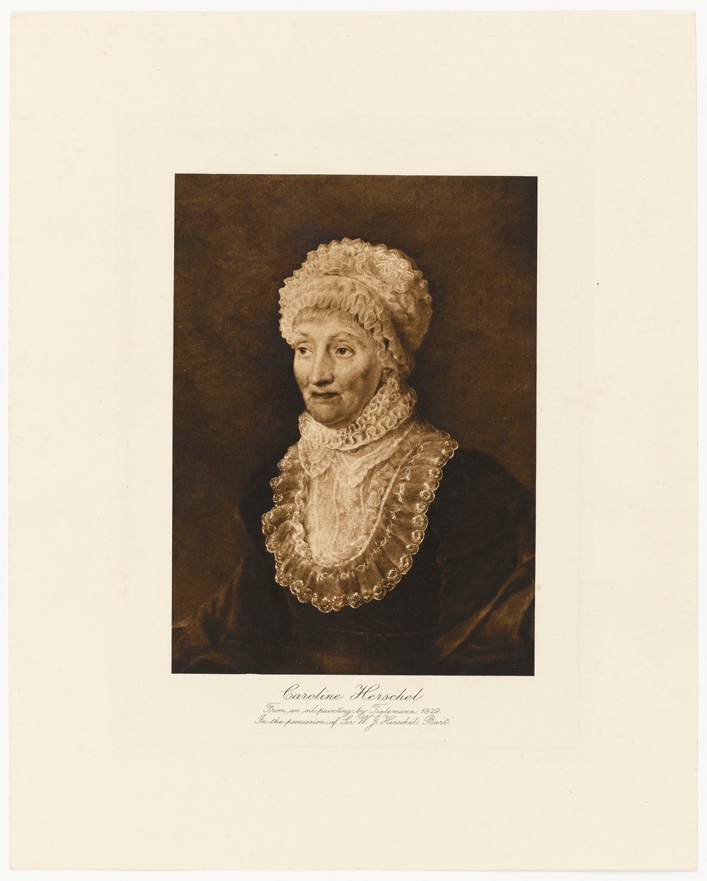 Caroline Herschel von Tielemann Tielemann