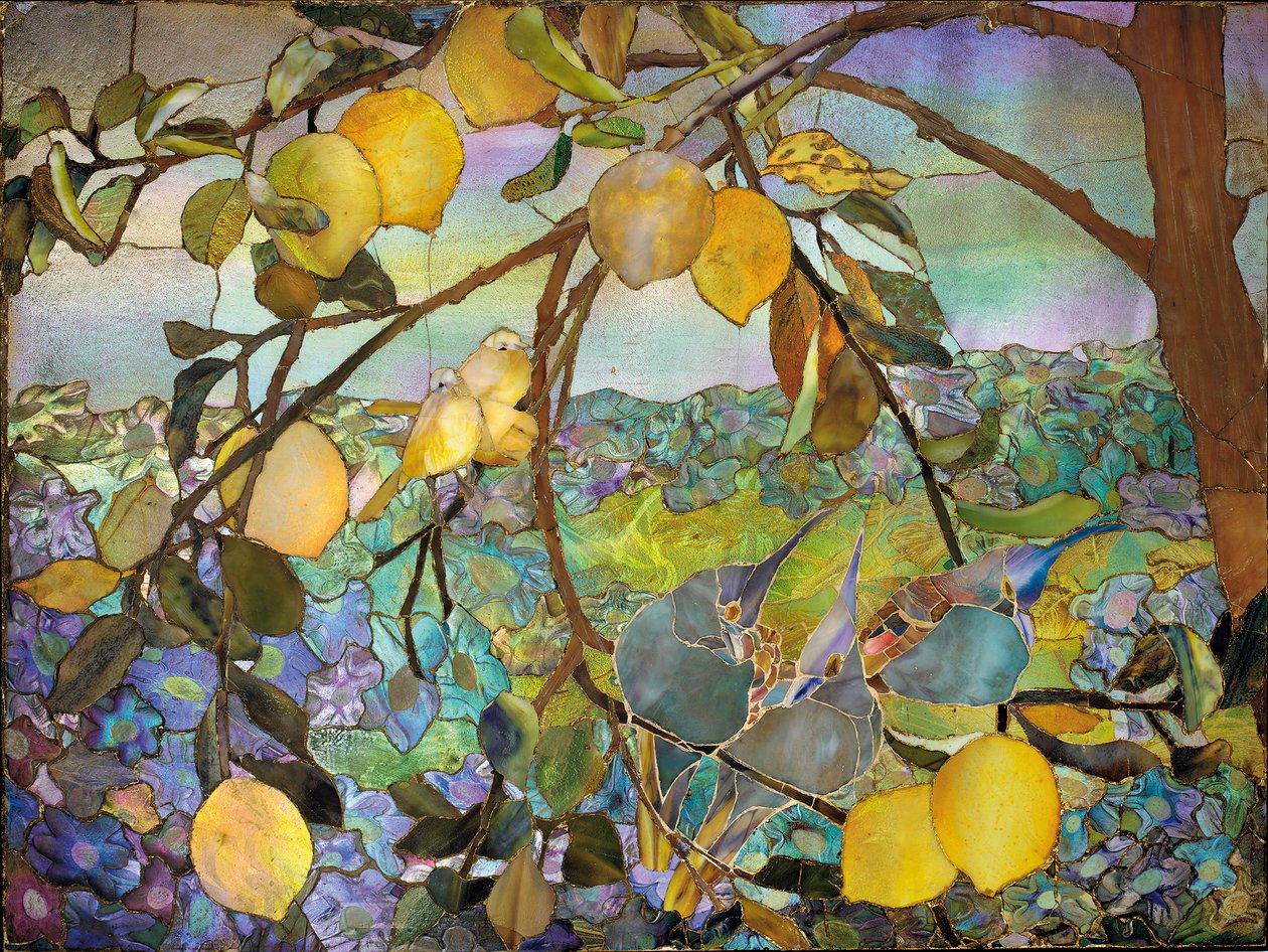 Favrile-Mosaik-Panel, ca. 1910 von Tiffany Studios