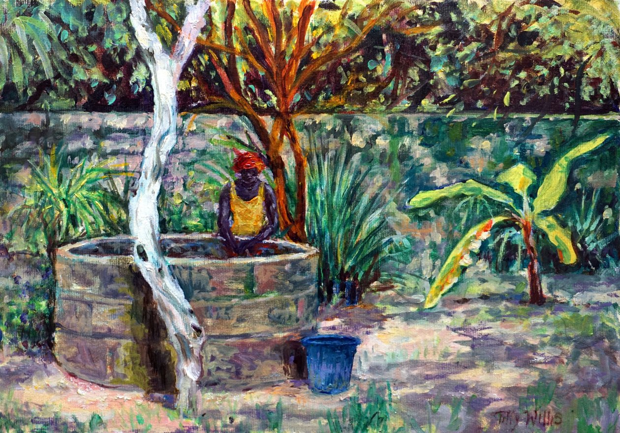 Der Gartenbrunnen, 2017 von Tilly Willis
