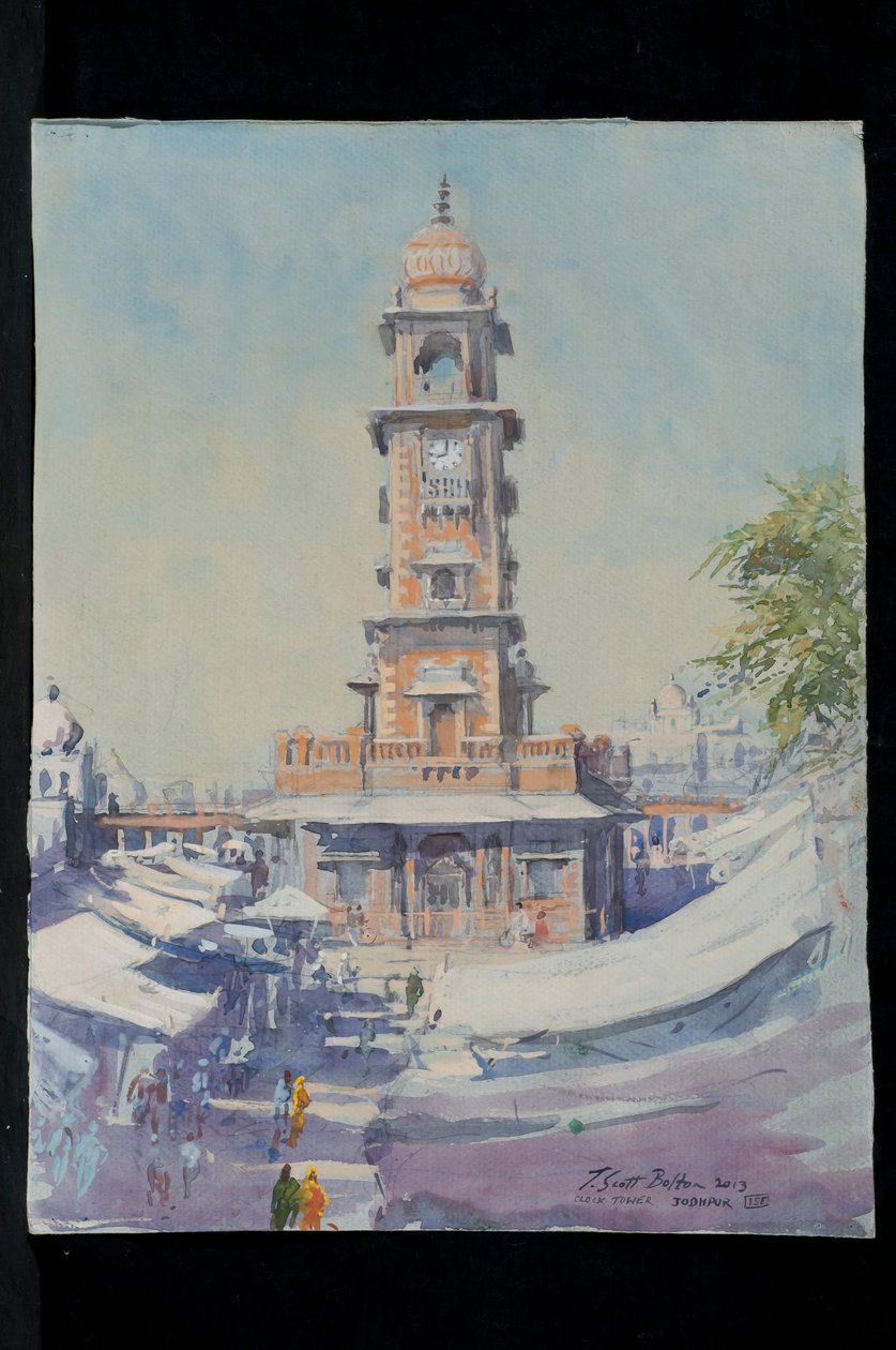 Uhrturm, Jodhpur, 2013 von Tim Scott Bolton