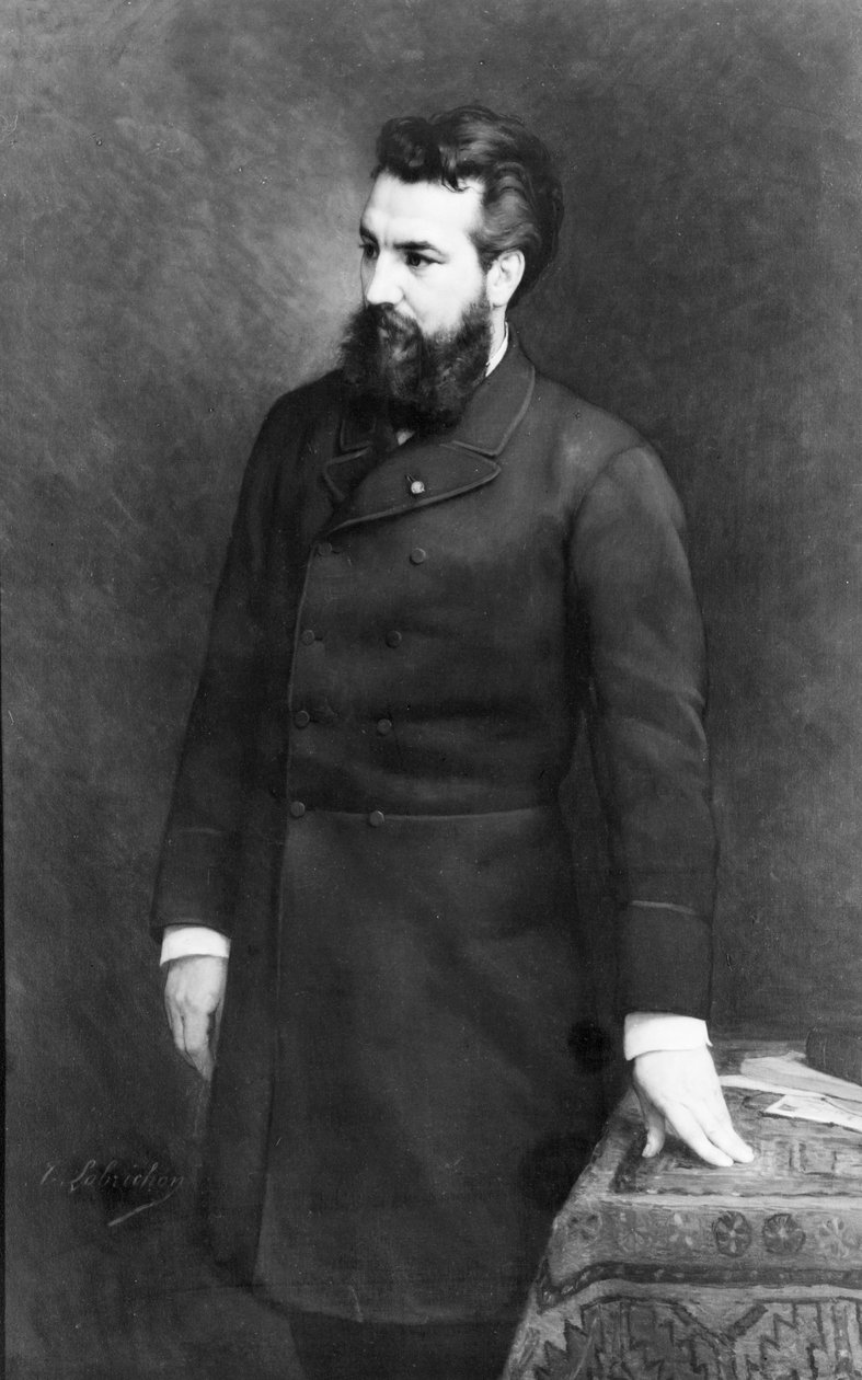 Alexander Graham Bell, 1882 von Timoleon Marie Lobrichon