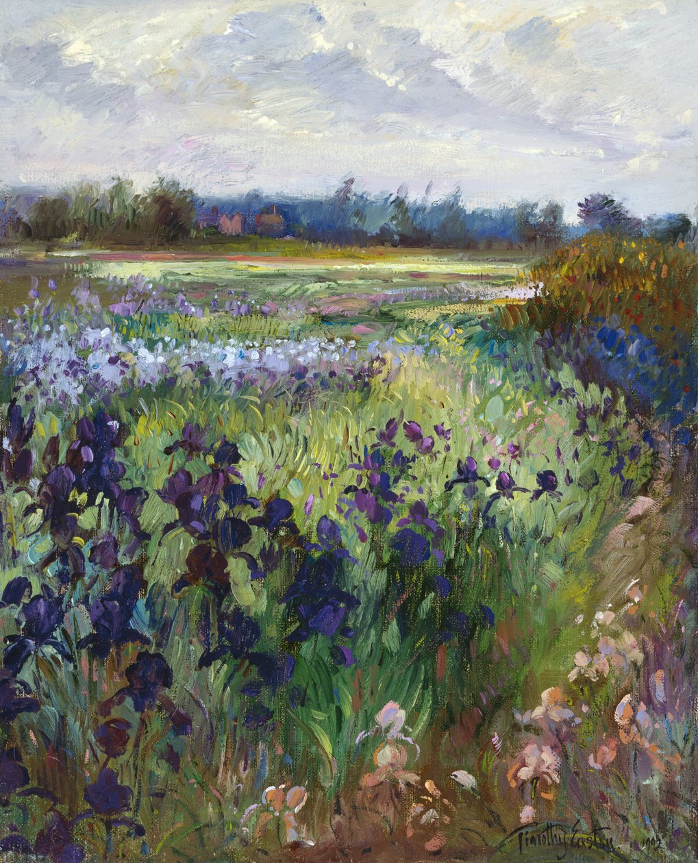 Über Great Green, Burgate, 1992 von Timothy Easton