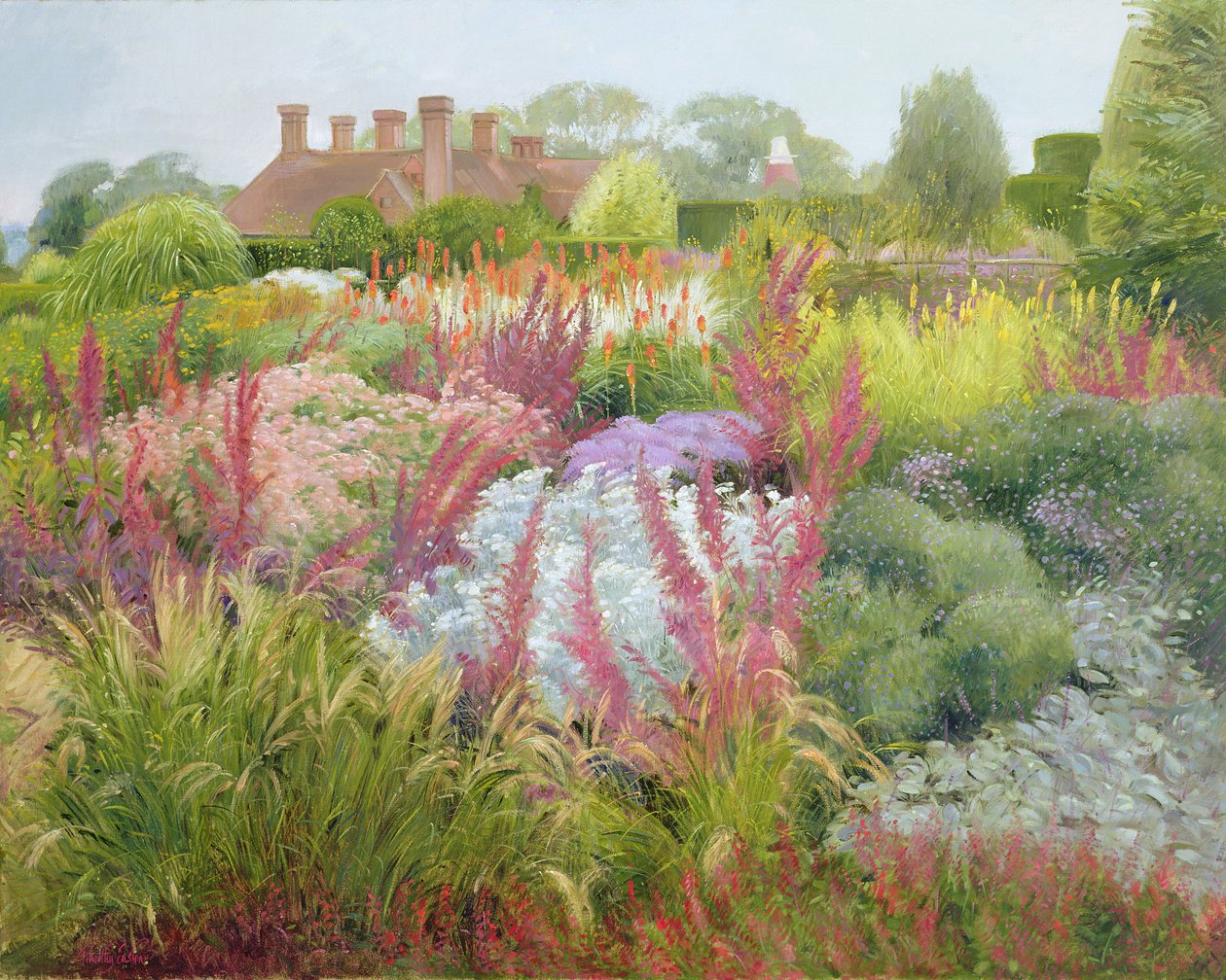 Türme von Kniphofia und Great Dixter von Timothy Easton