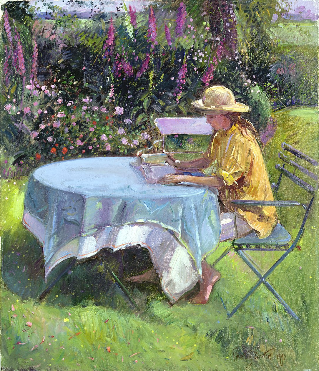 Die Morgenlektüre, 1992 von Timothy Easton