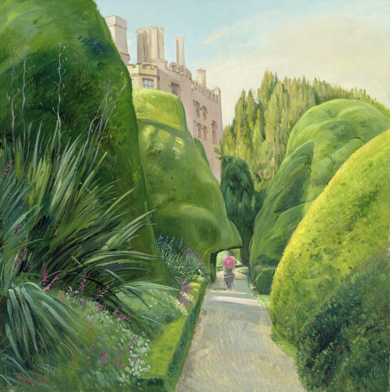 Der Formschnittweg, Powis Castle von Timothy Easton