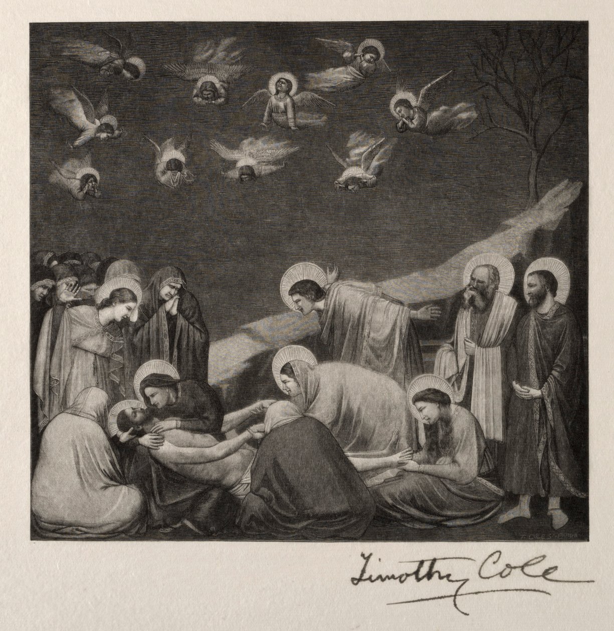 Die Grablegung von Timothy Cole