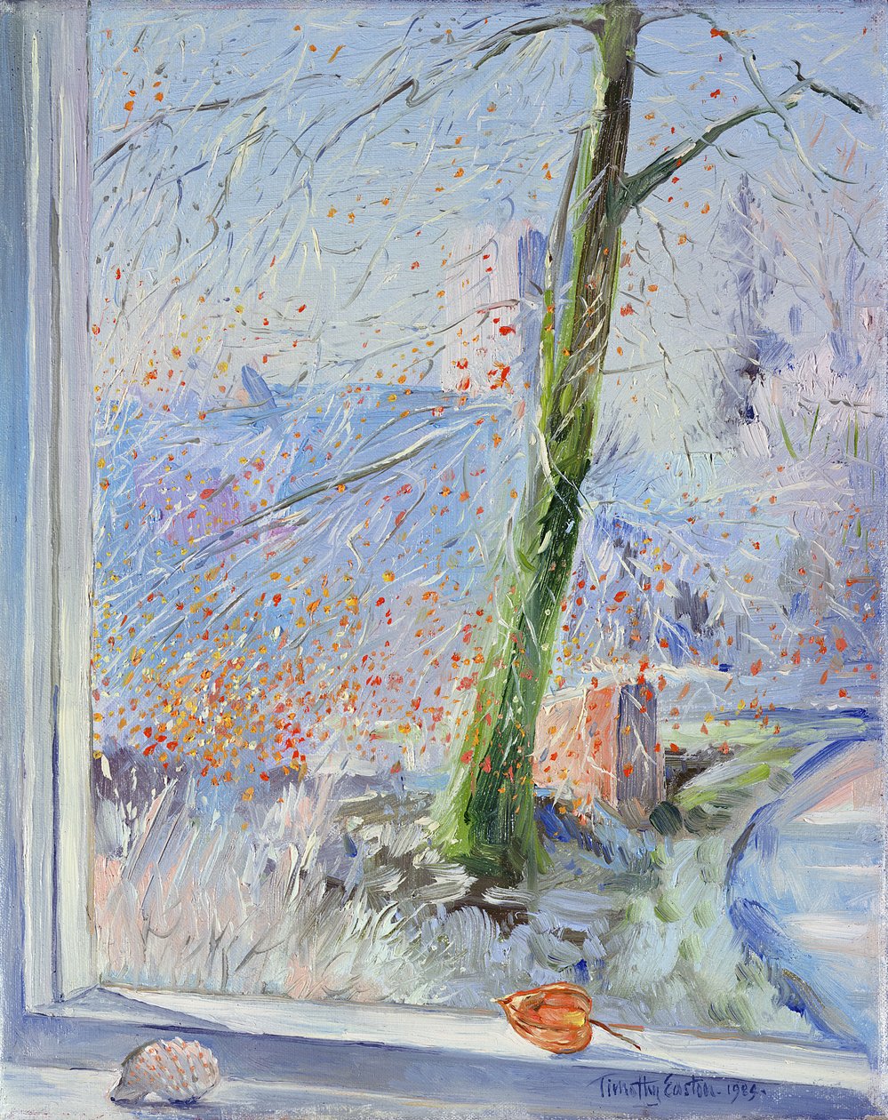 Buche und Raureif, 1989 von Timothy Easton
