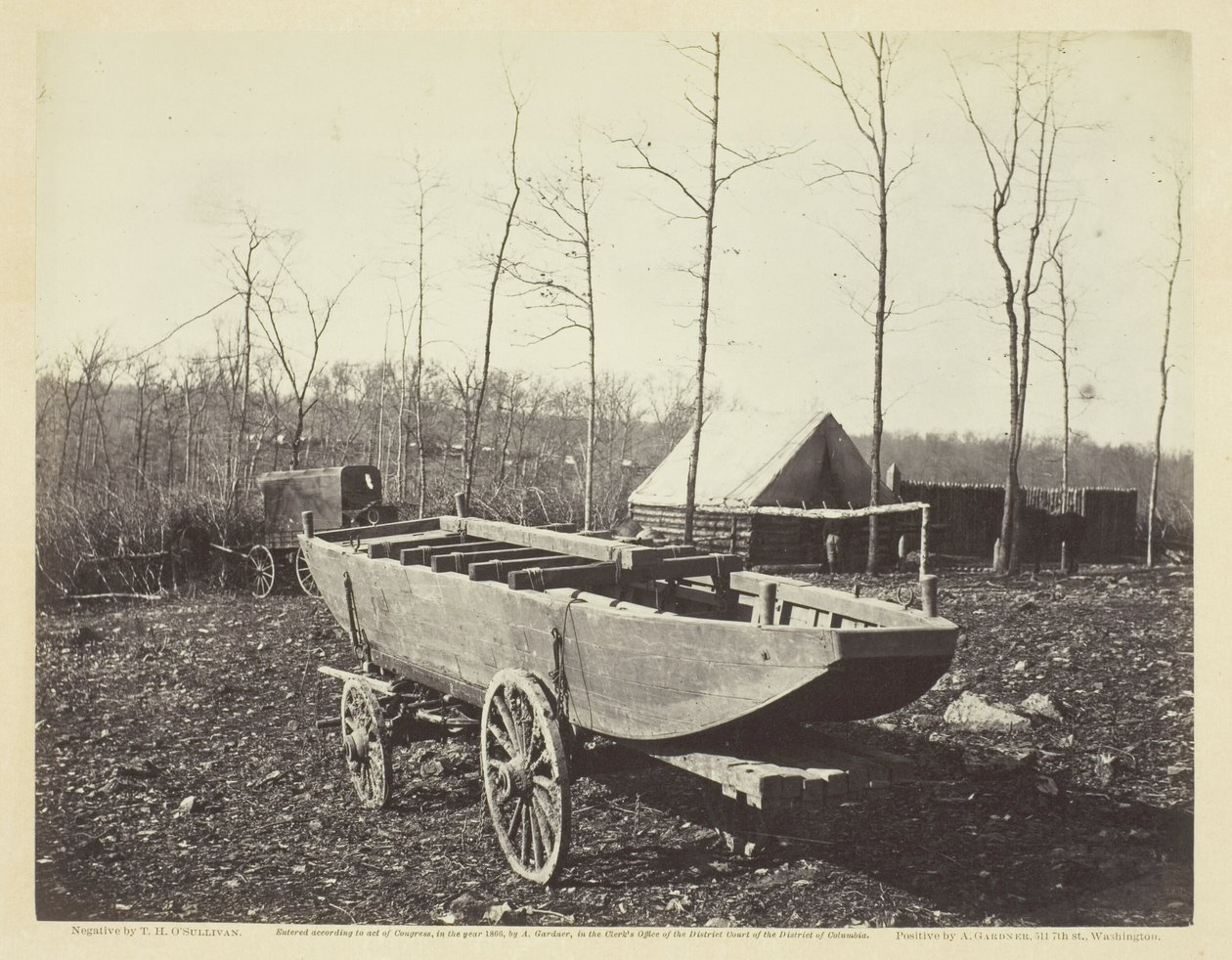 Pontoonboot, Brandy Station, Virginia von Timothy O