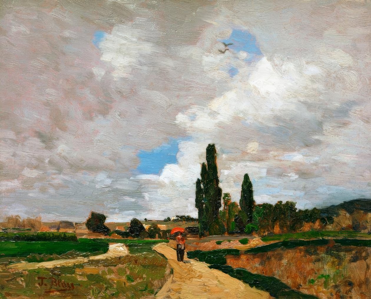 Sommer in Heiligenstadt von Tina Blau
