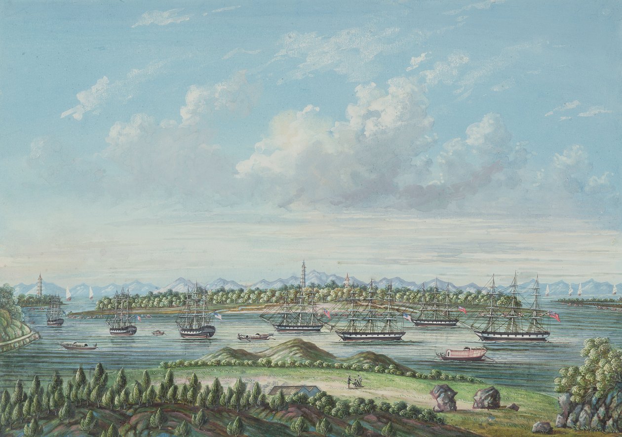 Ansicht von Whampoa, um 1860 von Tinqua