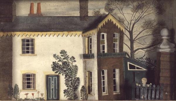 Modell eines Hauses von Tirzah Ravilious