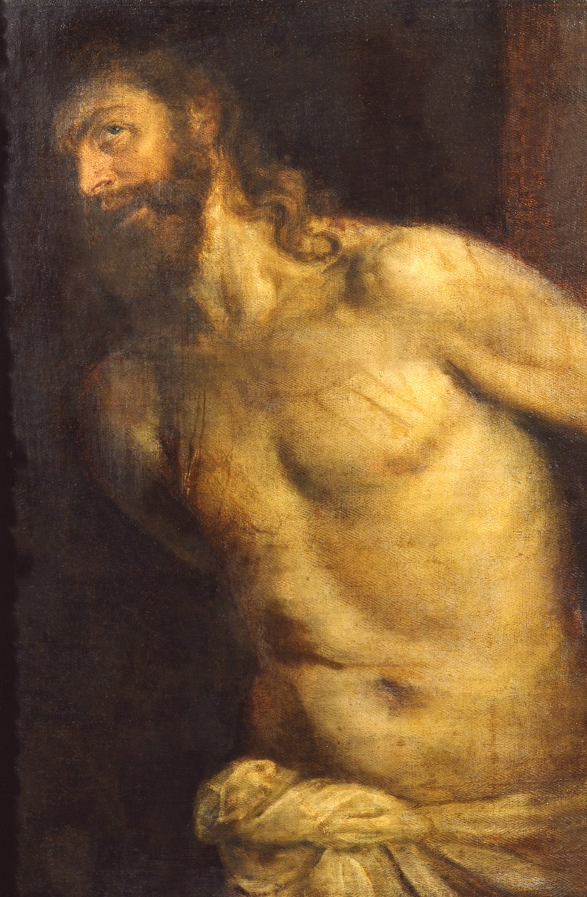 Gegeißelter Christus, ca. 1560 von Tiziano Vecelli
