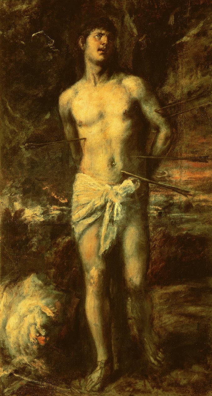 St. Sebastian, ca. 1570 von Tiziano Vecelli