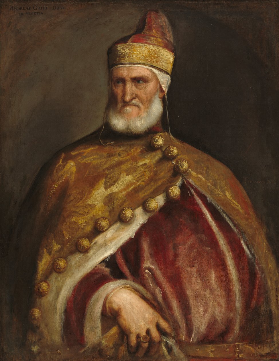 Doge Andrea Gritti von Tiziano Vecelli