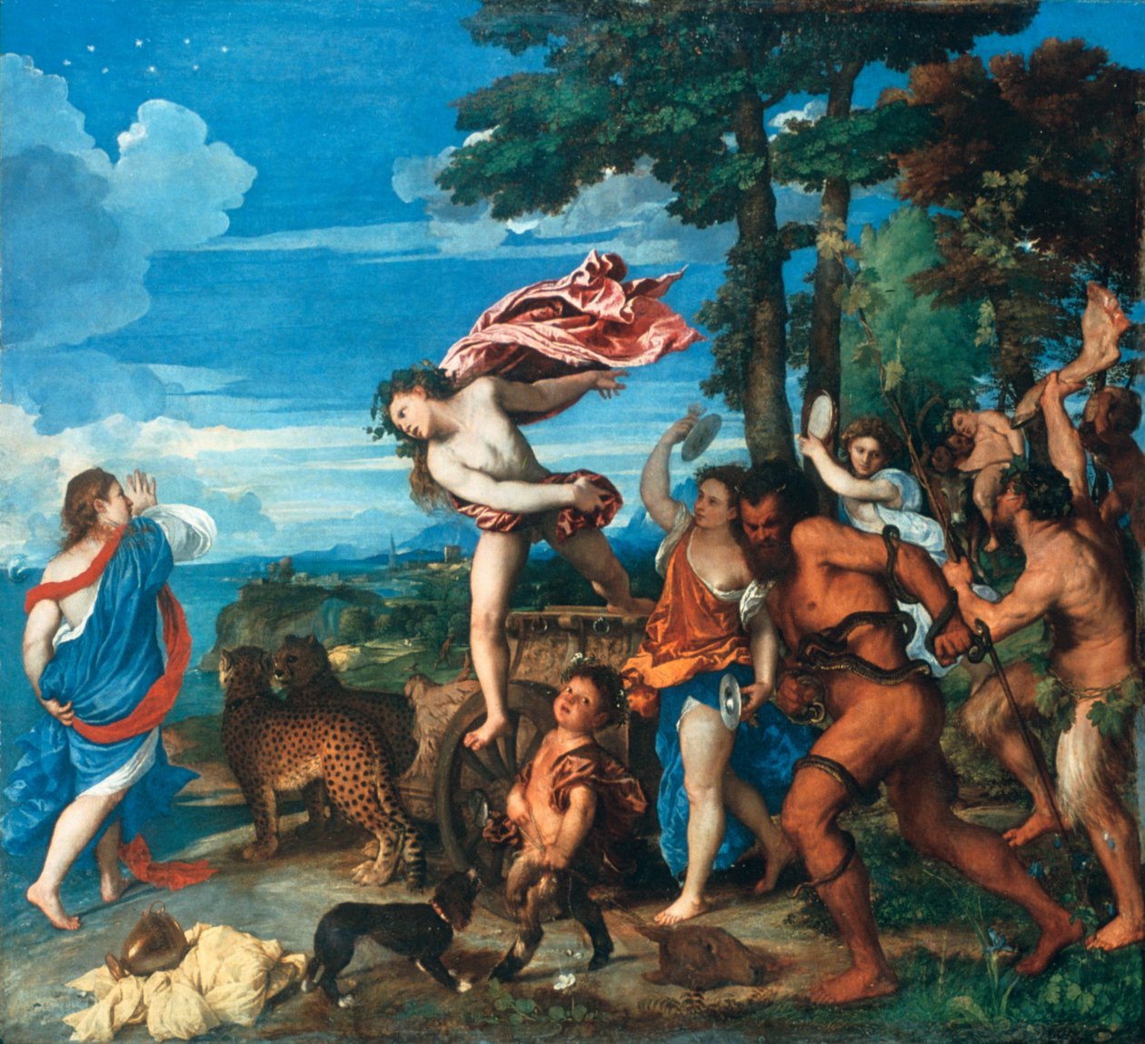 Bacchus und Ariadne von Tiziano Vecelli